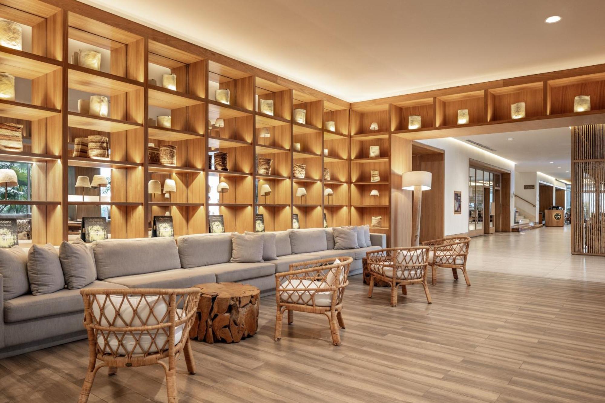 Santa Marta Marriott Resort Playa Dormida Extérieur photo The lobby of the hotel