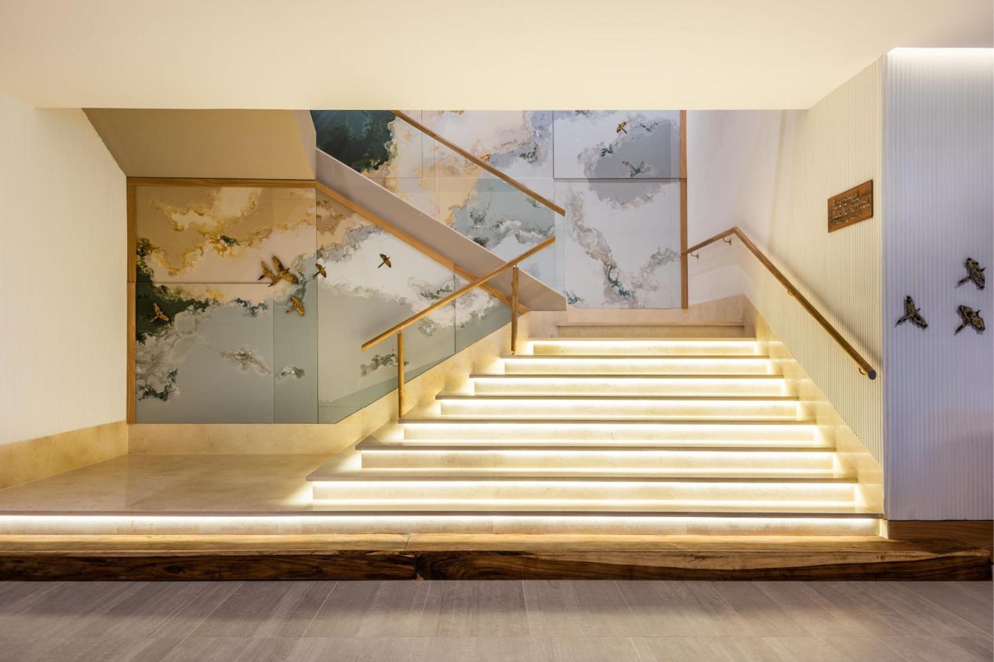 Santa Marta Marriott Resort Playa Dormida Extérieur photo The staircase at the entrance of the museum